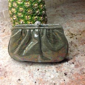 Metallic handbag